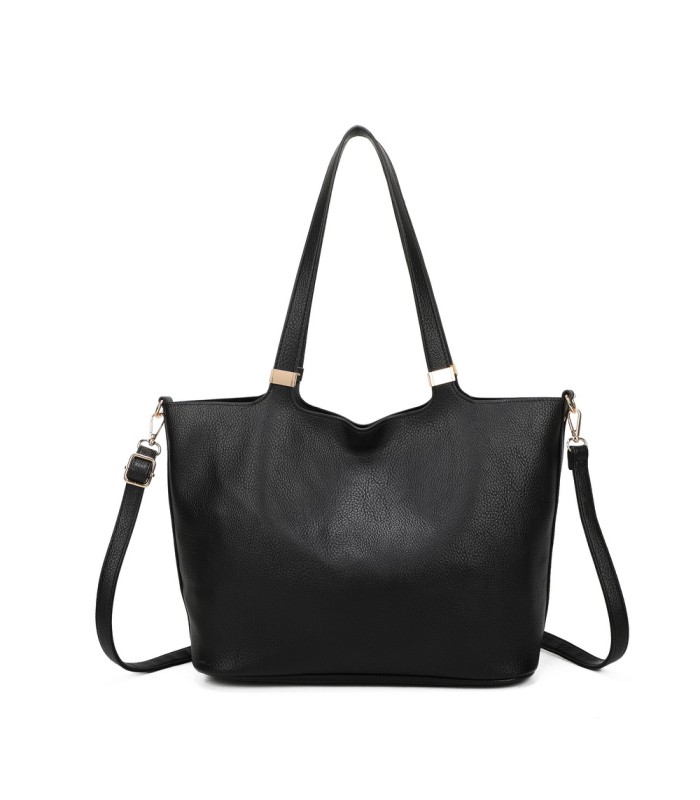 T11870 - Bolso con neceser y bandolera ajustable, asas grandes para el hombro