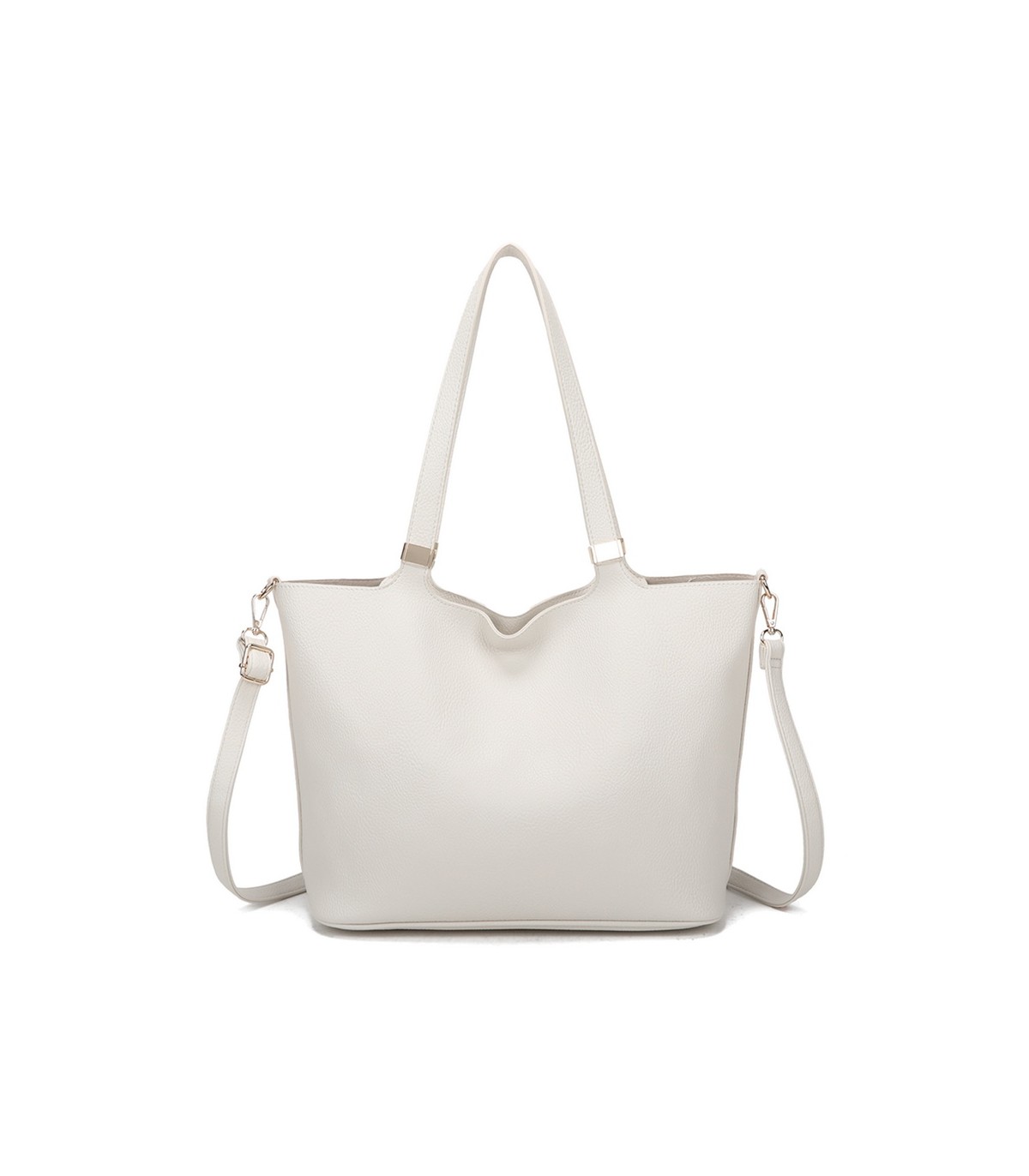 T11870 - Bolso con neceser y bandolera ajustable, asas grandes para el hombro