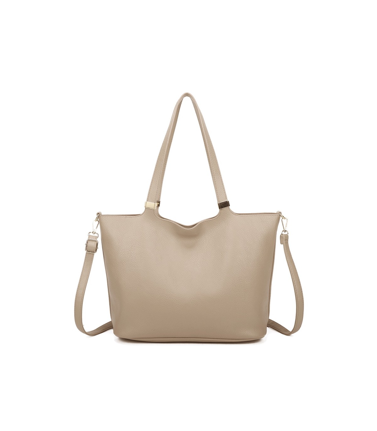T11870 - Bolso con neceser y bandolera ajustable, asas grandes para el hombro