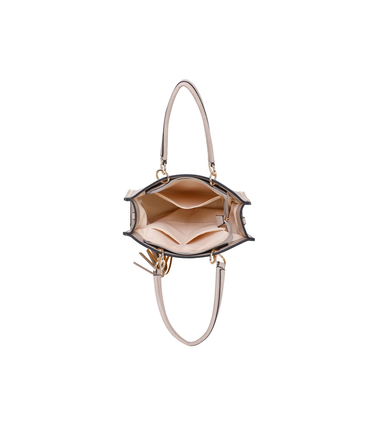 T11826 - Bolso bandolera con borla decorativa