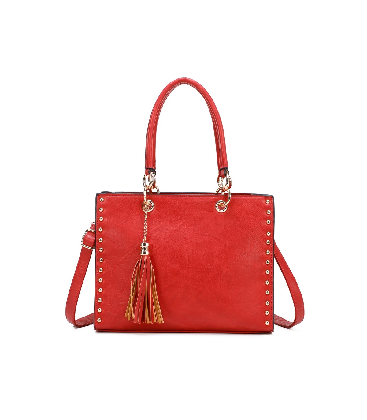 T11826 - Bolso bandolera con borla decorativa