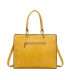 T11827 - Bolso con neceser rectangular y decoraciones de tachuelas