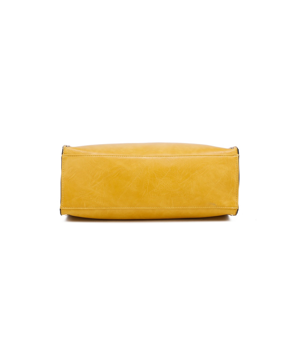 T11827 - Bolso con neceser rectangular y decoraciones de tachuelas