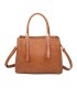 T11839 - Bolso texturizado con grandes asas y bandolera múltiples colores