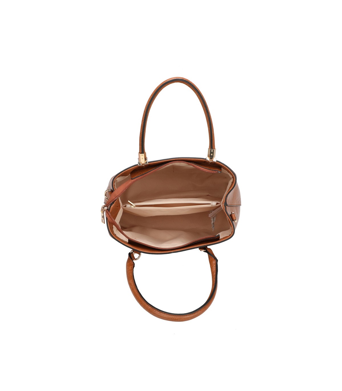 T11839 - Bolso texturizado con grandes asas y bandolera múltiples colores