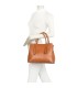 T11839 - Bolso texturizado con grandes asas y bandolera múltiples colores