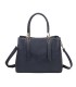 T11839 - Bolso texturizado con grandes asas y bandolera múltiples colores