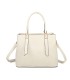 T11839 - Bolso texturizado con grandes asas y bandolera múltiples colores