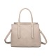 T11839 - Bolso texturizado con grandes asas y bandolera múltiples colores