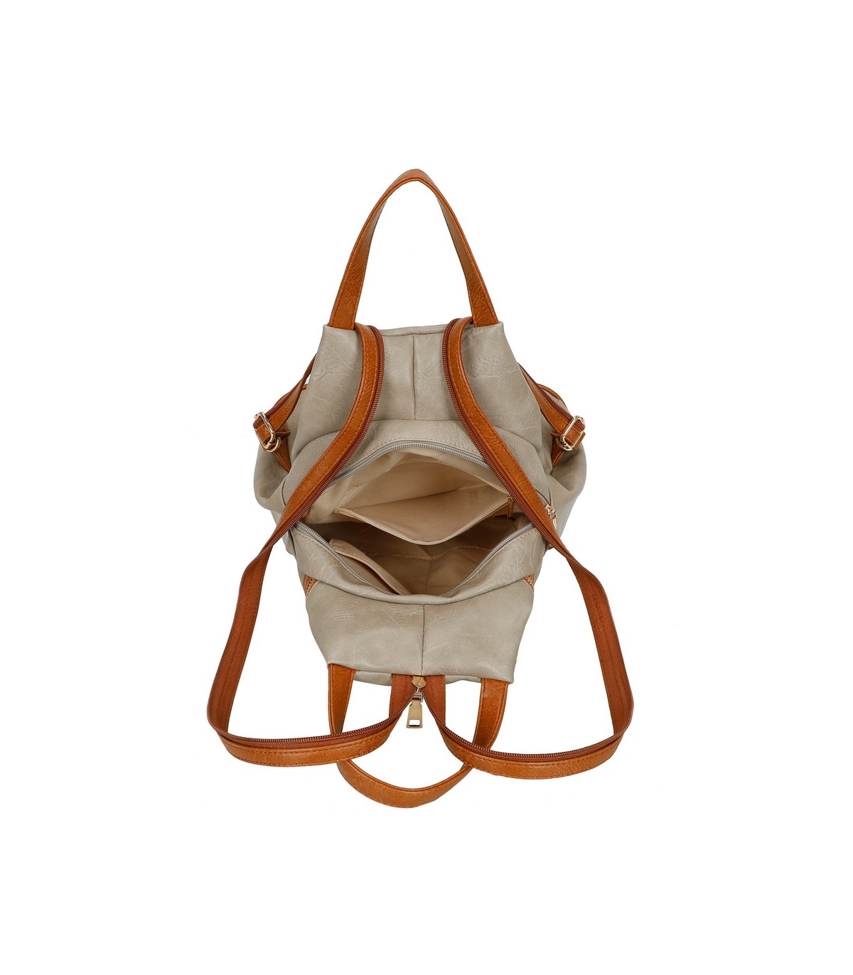 T11840 - Mochila con bolsillos delanteros y un bolsillo antirrobo