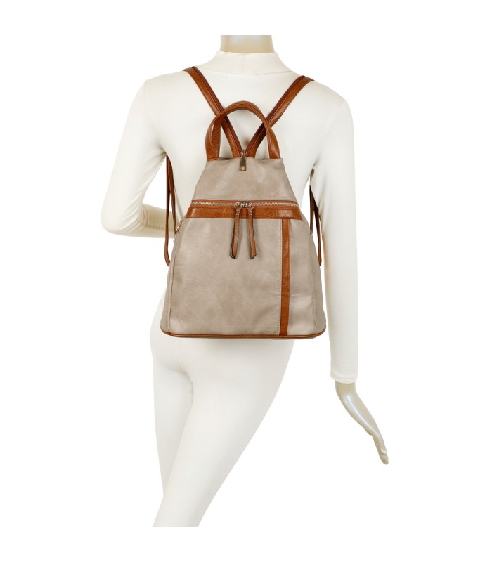 T11840 - Mochila con bolsillos delanteros y un bolsillo antirrobo