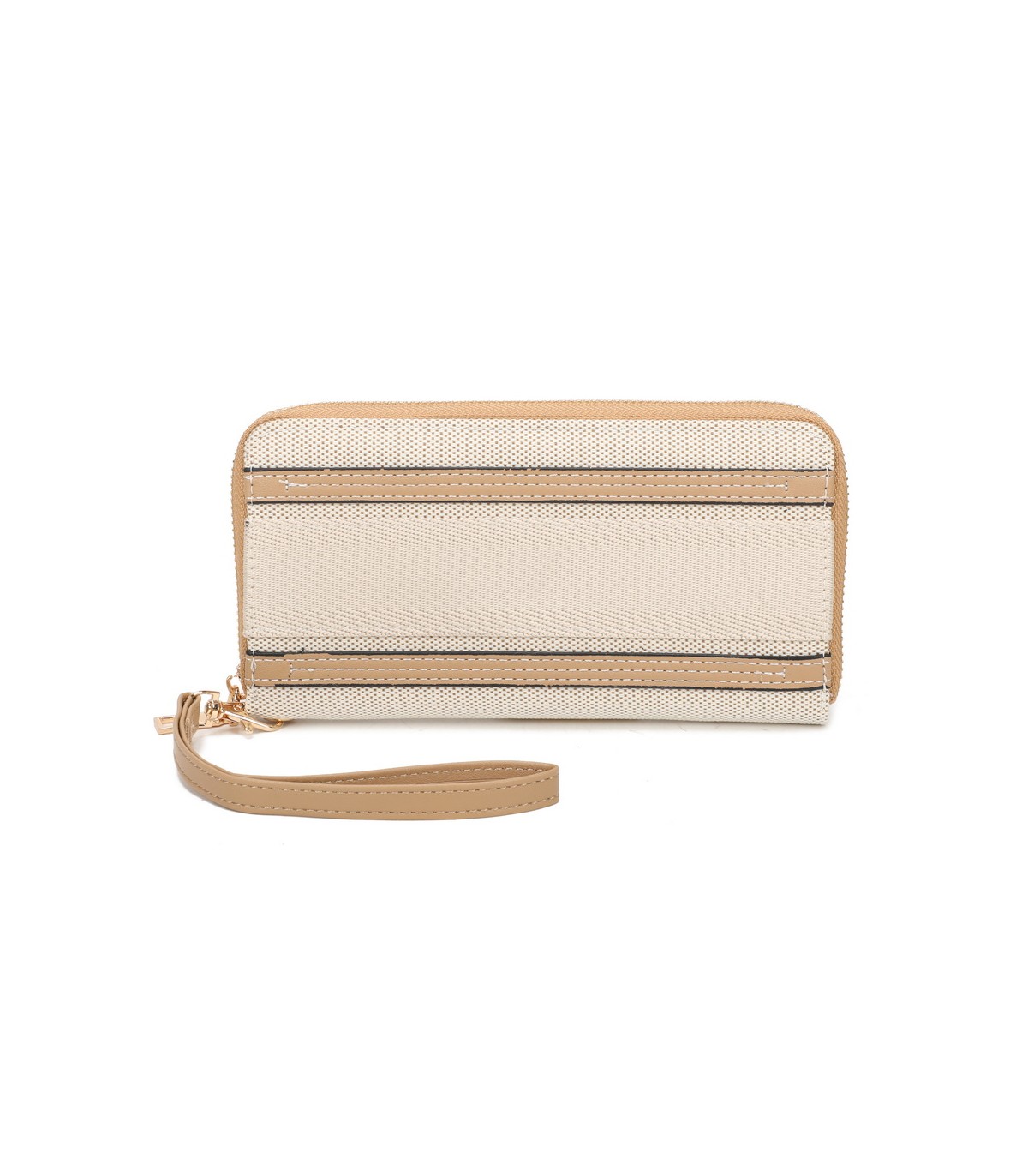 YWD001 - Cartera de tela con varios compartimentos