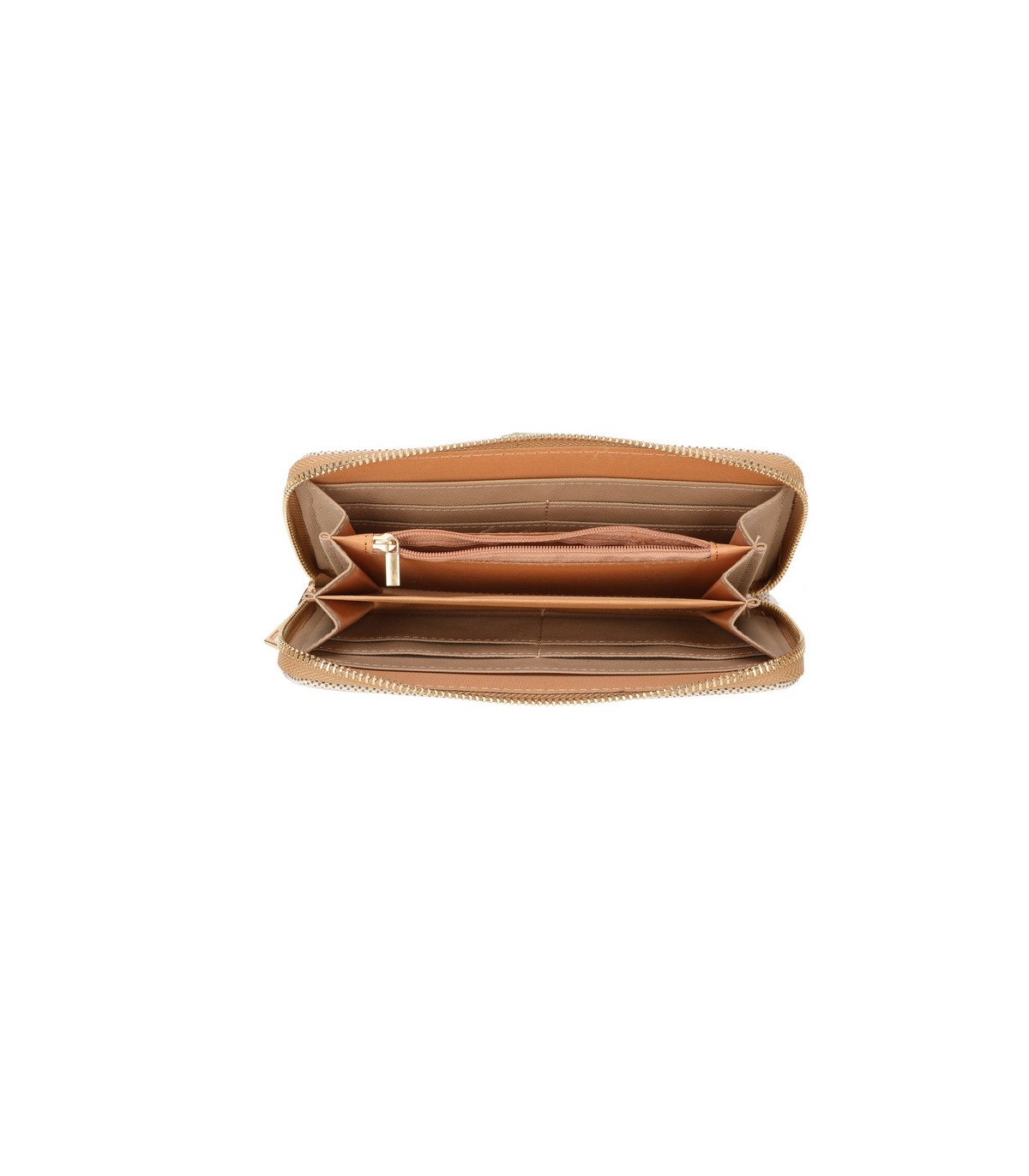 YWD001 - Cartera de tela con varios compartimentos