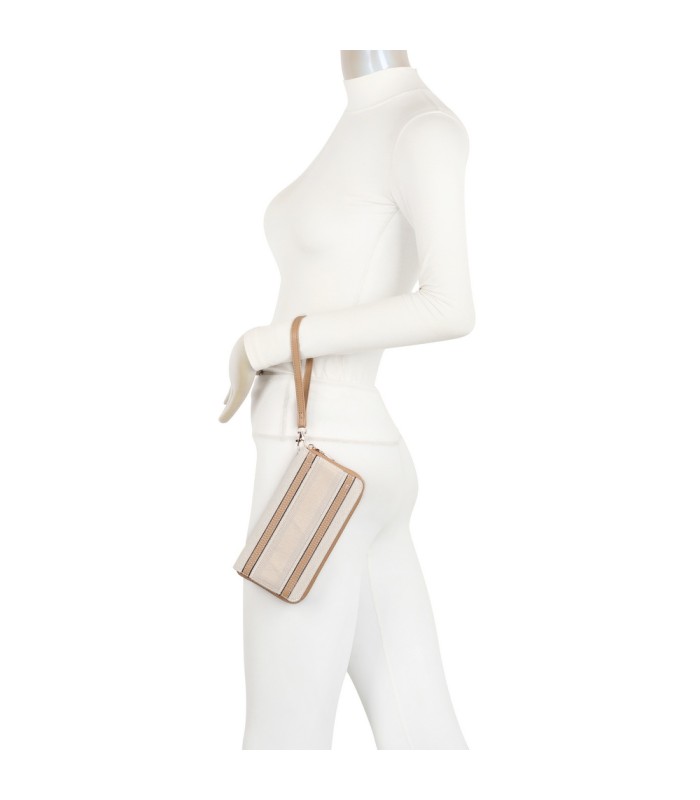 YWD001 - Cartera de tela con varios compartimentos