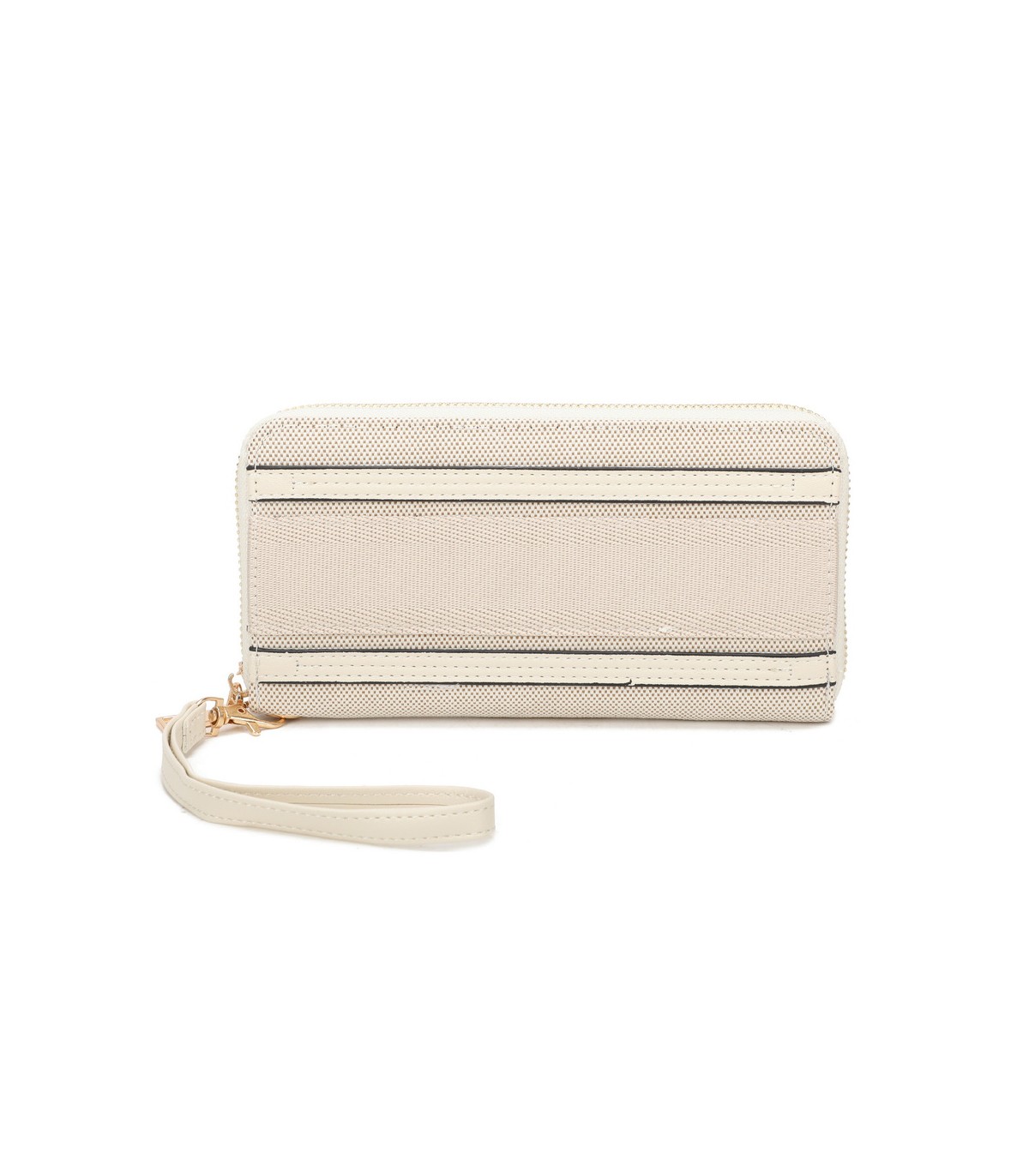 YWD001 - Cartera de tela con varios compartimentos