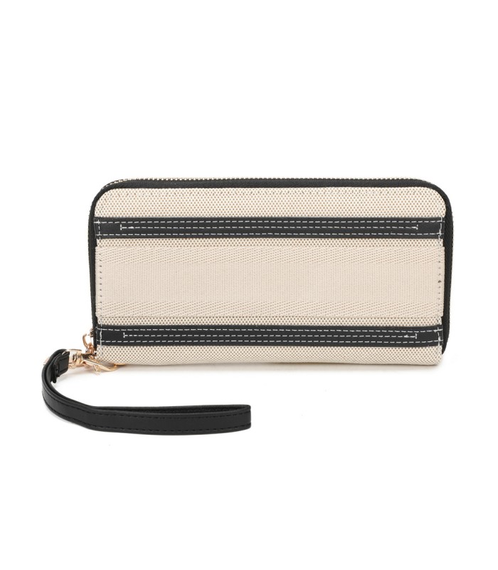 YWD001 - Cartera de tela con varios compartimentos