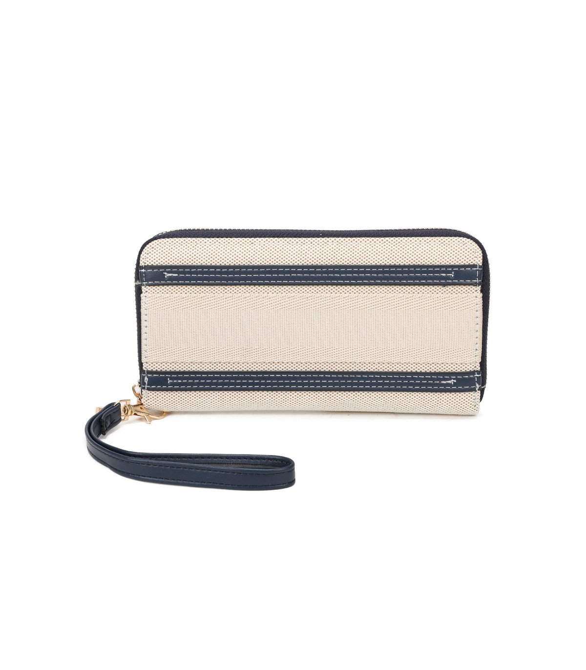 YWD001 - Cartera de tela con varios compartimentos