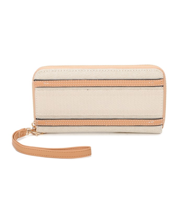 YWD001 - Cartera de tela con varios compartimentos