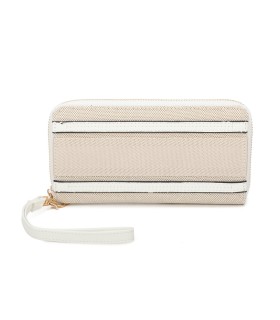YWD001 - Cartera de tela con varios compartimentos