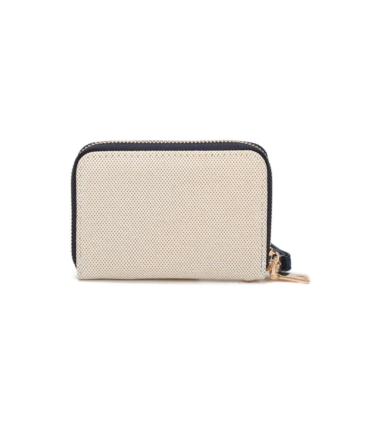 YWD002 - Cartera monedero de tela con banda de color