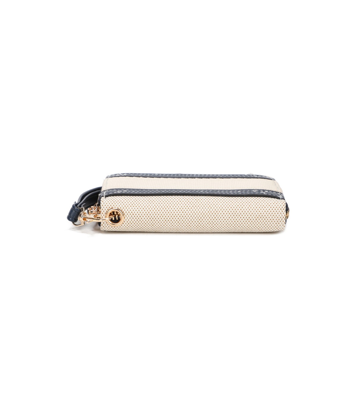 YWD002 - Cartera monedero de tela con banda de color