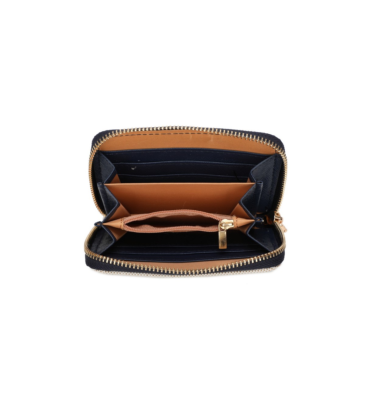 YWD002 - Cartera monedero de tela con banda de color