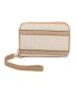 YWD002 - Cartera monedero de tela con banda de color