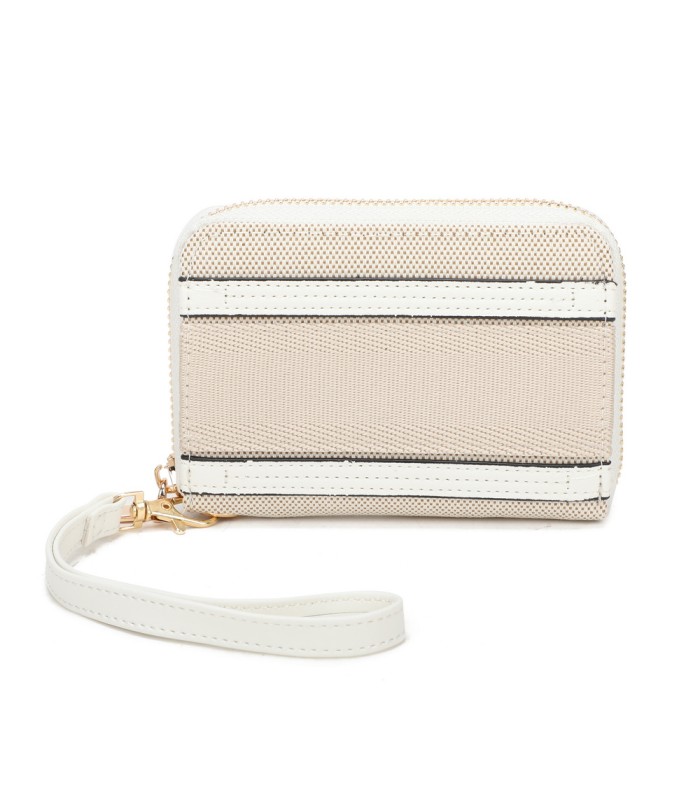 YWD002 - Cartera monedero de tela con banda de color