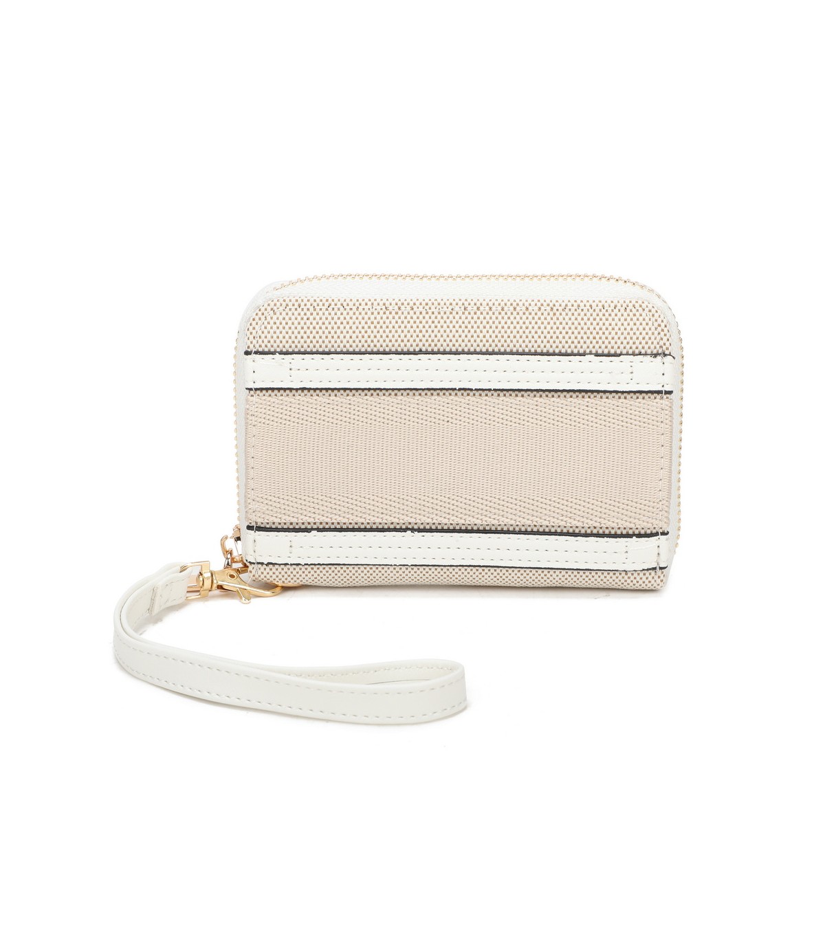 YWD002 - Cartera monedero de tela con banda de color