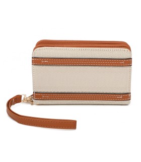 YWD004 - Cartera que se abre en abanico con varias ventanas para documentos y monedero