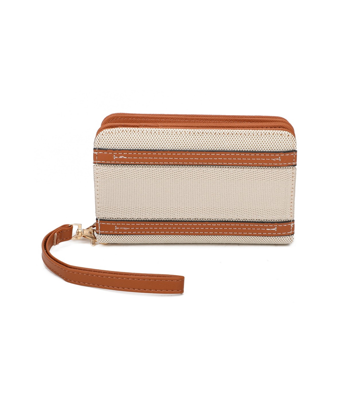 YWD004 - Cartera que se abre en abanico con varias ventanas para documentos y monedero