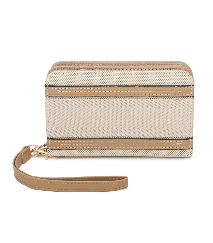 YWD004 - Cartera que se abre en abanico con varias ventanas para documentos y monedero