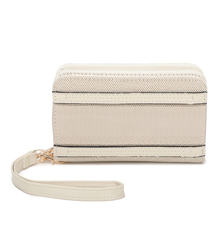 YWD004 - Cartera que se abre en abanico con varias ventanas para documentos y monedero