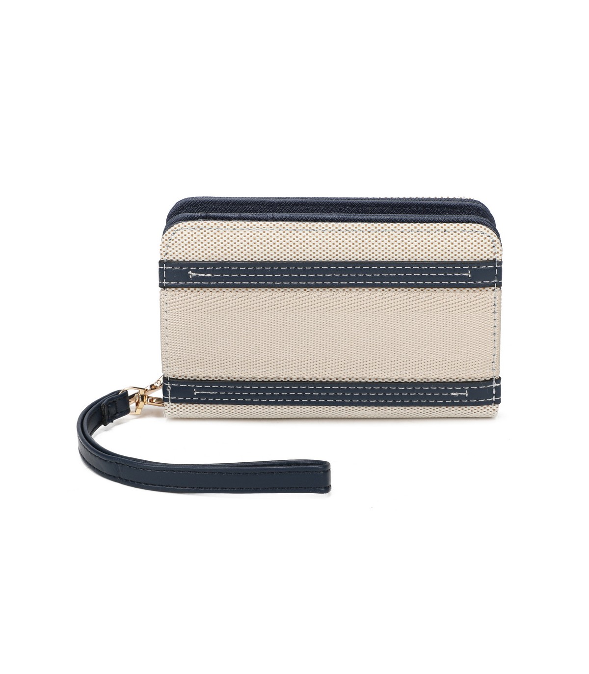 YWD004 - Cartera que se abre en abanico con varias ventanas para documentos y monedero