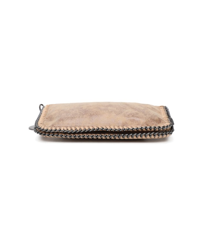T11824 - Bolso de metalizado para fiesta con bandolera de cadena