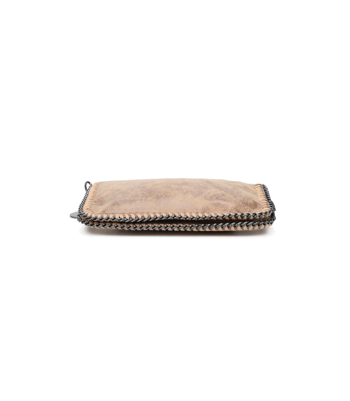 T11824 - Bolso de metalizado para fiesta con bandolera de cadena