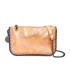 T11824 - Bolso de metalizado para fiesta con bandolera de cadena