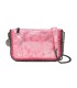 T11824 - Bolso de metalizado para fiesta con bandolera de cadena