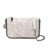 T11824 - Bolso de metalizado para fiesta con bandolera de cadena