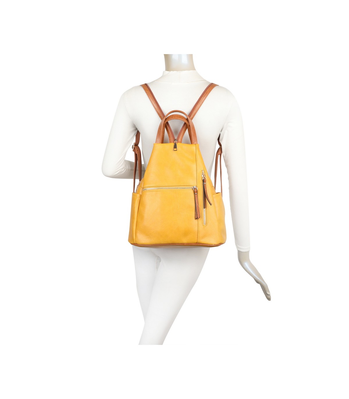T11842 - Mochila con bolsillo frontal y antirrobo