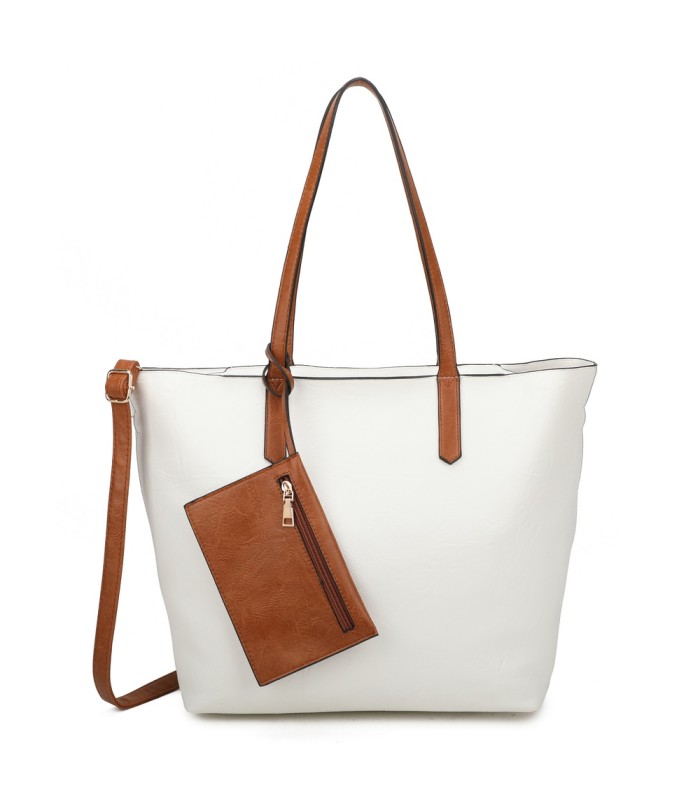 T11846 - Bolso con neceser y monedero asa amplia para llevar al hombro
