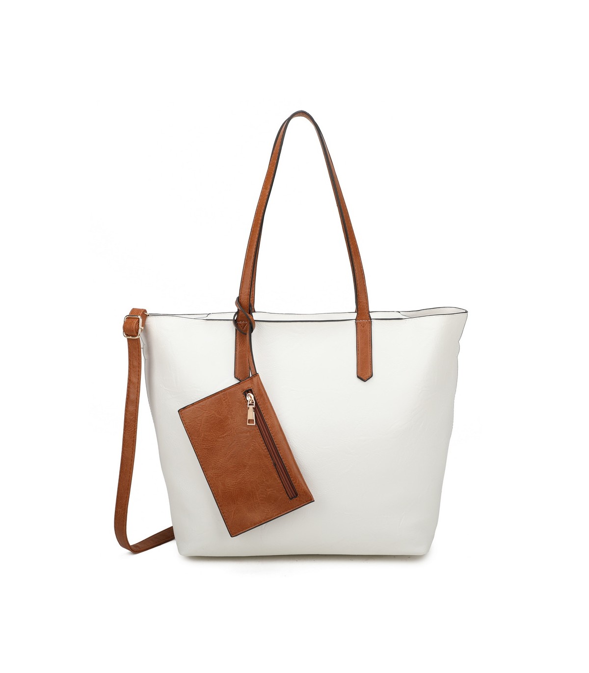 T11846 - Bolso con neceser y monedero asa amplia para llevar al hombro