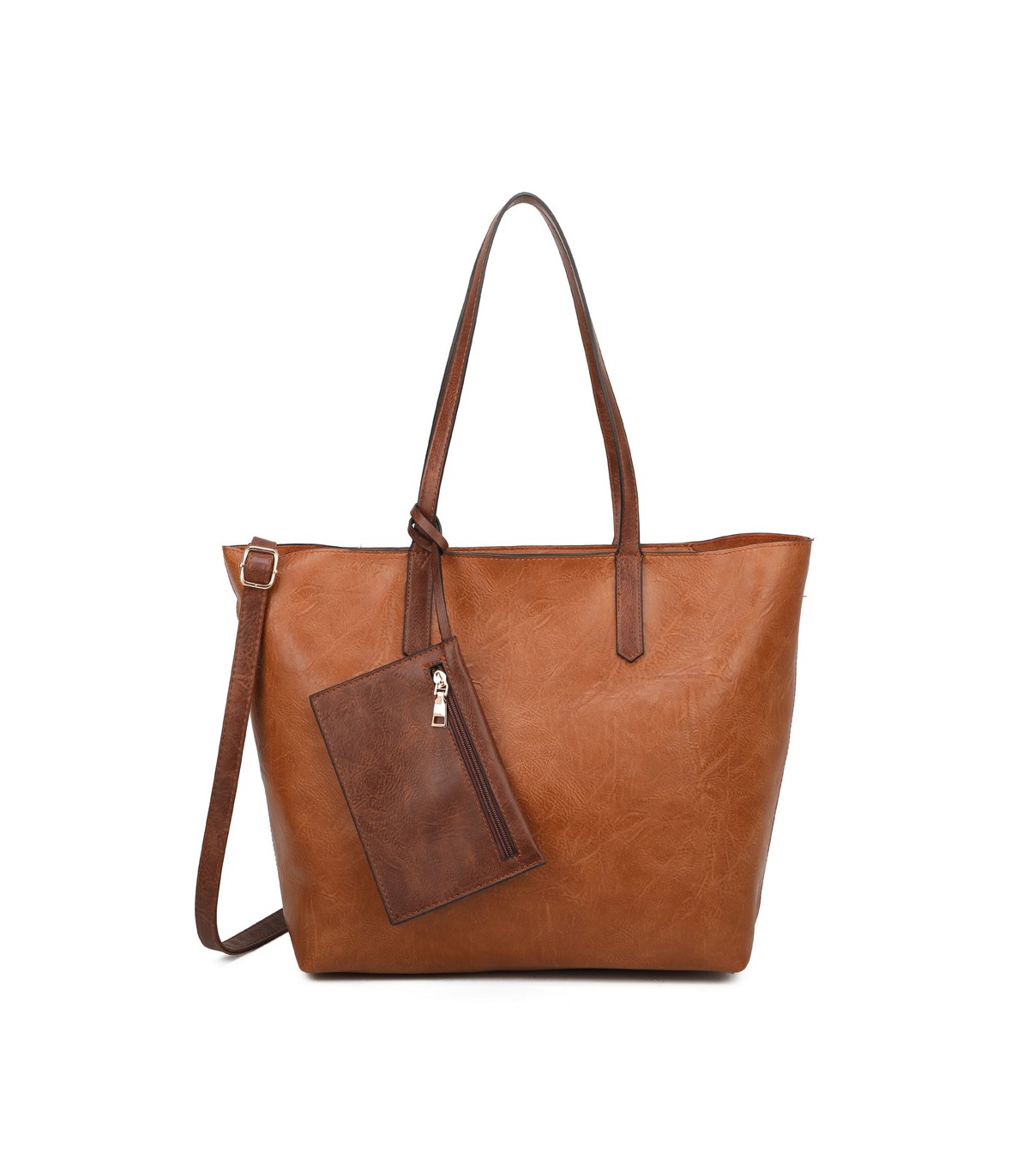 T11846 - Bolso con neceser y monedero asa amplia para llevar al hombro