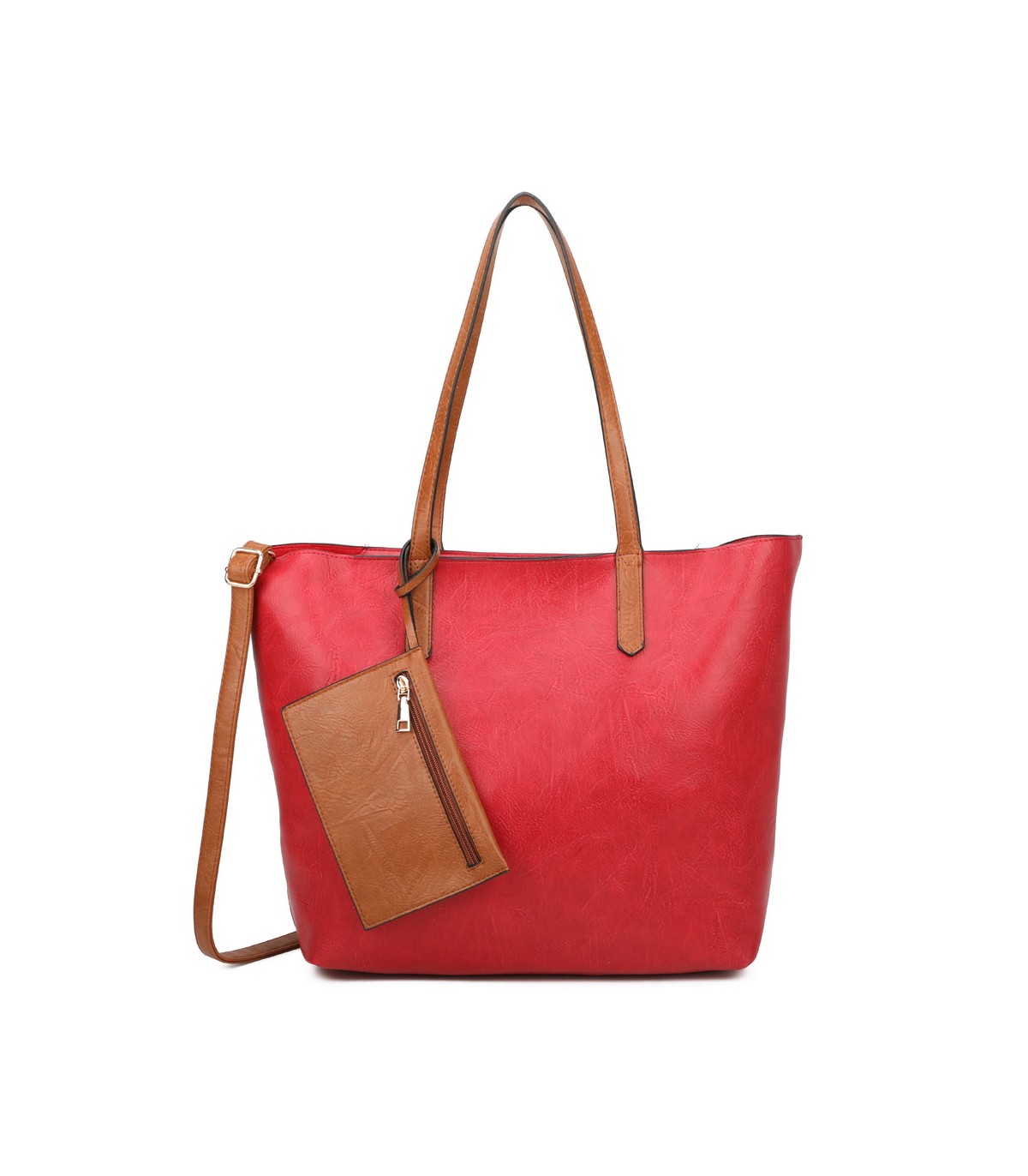 T11846 - Bolso con neceser y monedero asa amplia para llevar al hombro