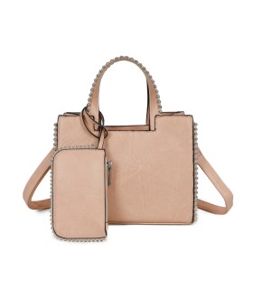 T11847 - Bolso con monedero externo y amplio espacio