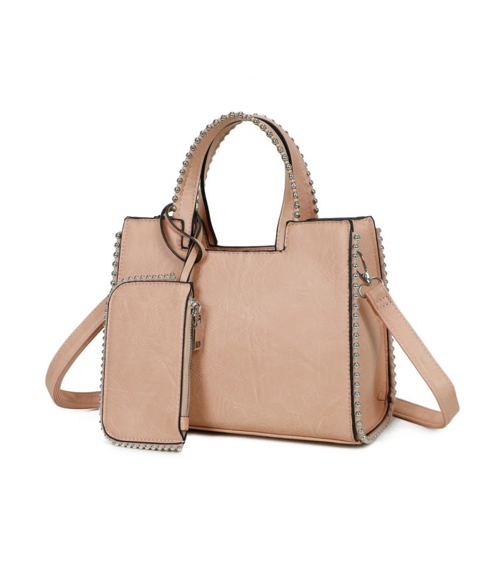 T11847 - Bolso con monedero externo y amplio espacio