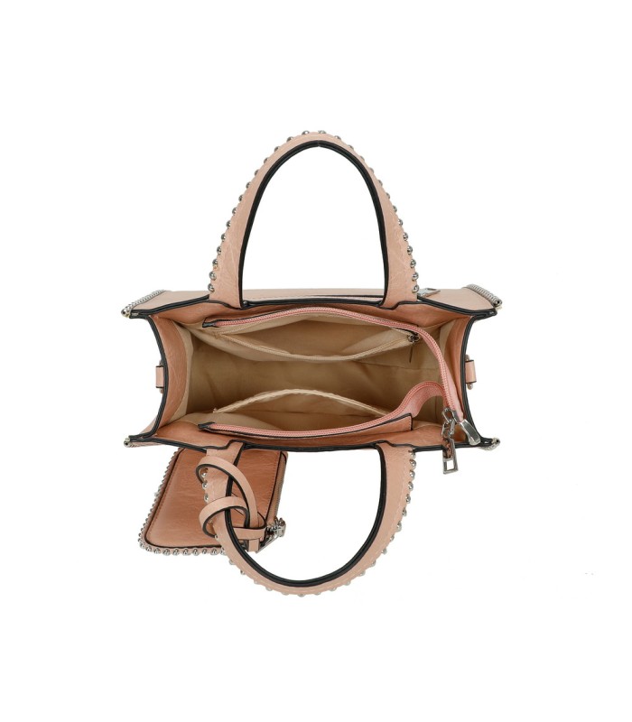 T11847 - Bolso con monedero externo y amplio espacio