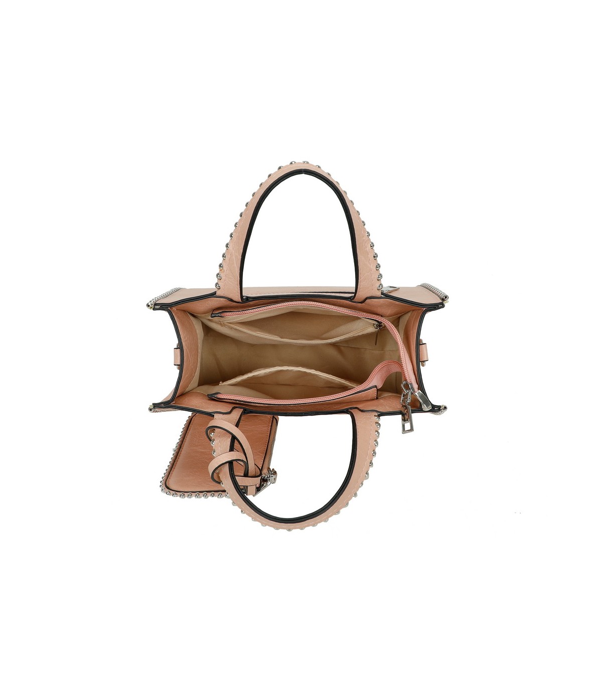 T11847 - Bolso con monedero externo y amplio espacio