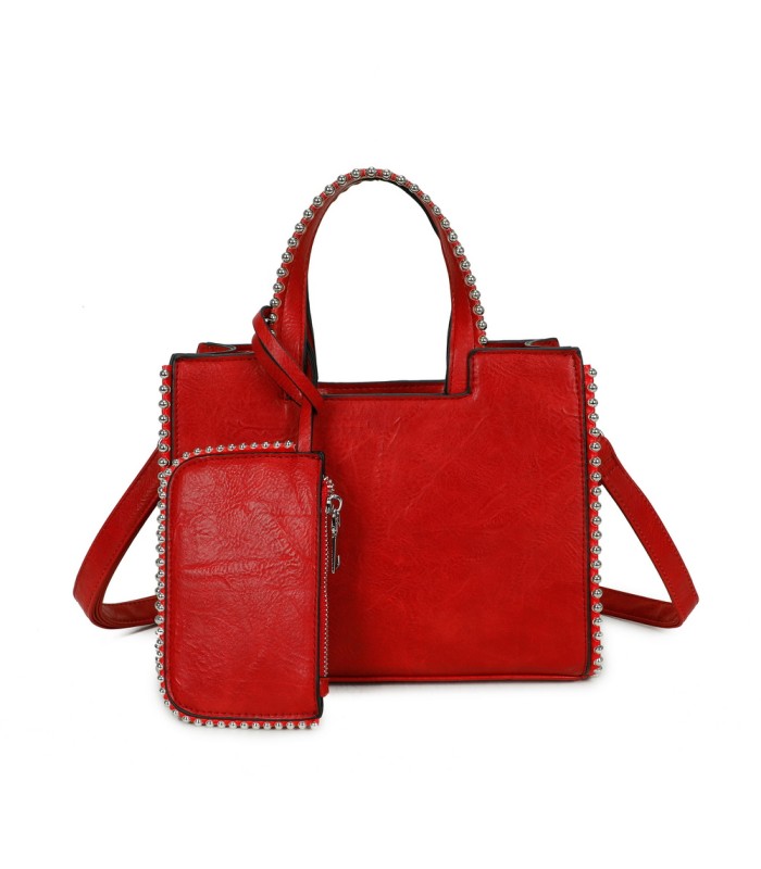 T11847 - Bolso con monedero externo y amplio espacio