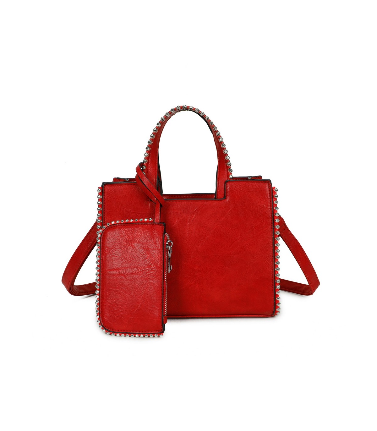 T11847 - Bolso con monedero externo y amplio espacio